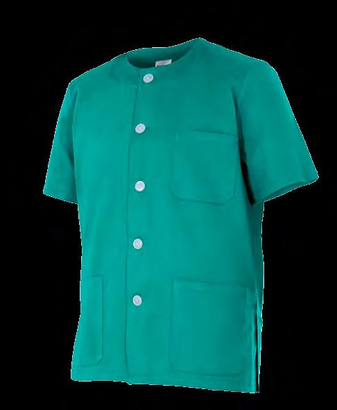 Sanidad, Estética y Limpieza > Conjuntos, camisolas, chaquetas y pantalones -Verde -Celeste Serie 99 CHAQUETA PIJAMA DE MANGA CORTA Chaqueta pijama de