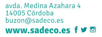 SADECO tiene encomendadas las tareas de Higiene Urbana y Control Animal de la Ciudad de Córdoba. Los servicios que presta al Municipio en este concepto son: 1.