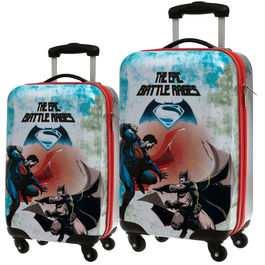 8435306293764Set 2 maletas trolley ABS Batman vs Superman Epic Battle 4r 55/67cmEN STOCK PVPR: