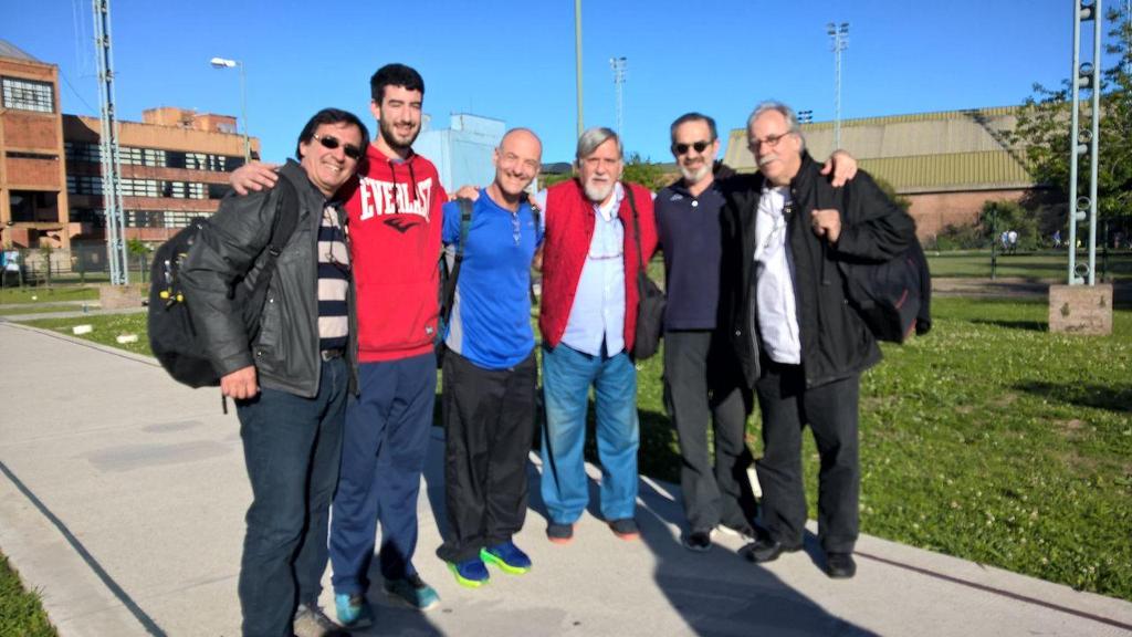 Junto a Alejandro Ruiz Díaz, Emilio Masabeu, Quique Edelstein y el