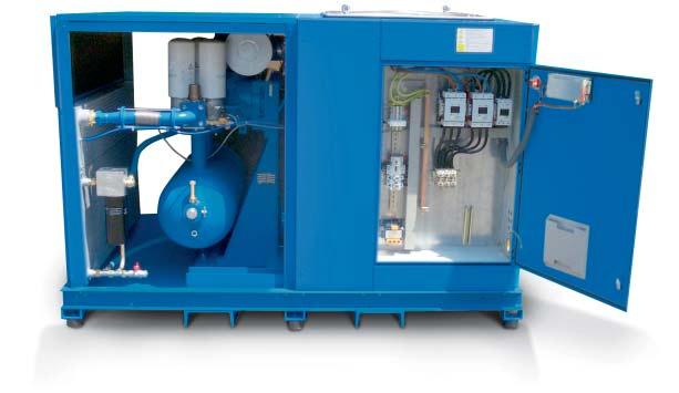 calidad de aire comprimido a través de una probada separación de multietapas Sistema de refrigeración gran