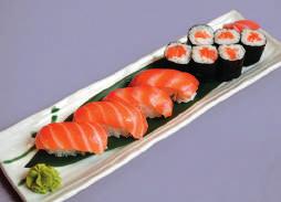 - cocido Nigiri de salmón 9.50.