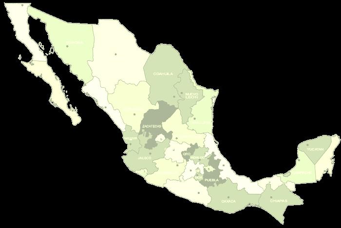 Personal ocupado en México en 2009 Principales