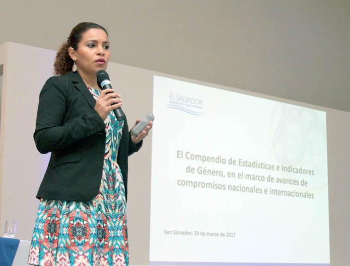 ISDEMU presentó Compendio de Estadísticas e Indicadores de Género 2009 2014 Con el objetivo de presentar información estadística sobre la situación de las salvadoreñas, el Instituto Salvadoreño para