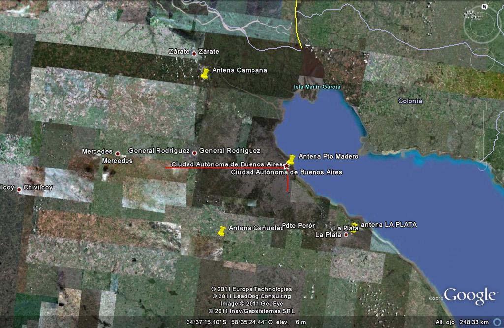 Puerto Madero 2 NC y 2 C 12,6 Km; 2 NC y 2 C 70,6 Km; 4 NC y 4 C 70 Km General Vista 70,6 Km