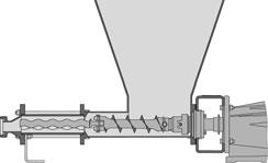 Resúmen de las gamas Las bombas de la gama MDT disponen de una tolva de alimentación con zona de compresión cilíndrica.