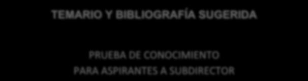 BIBLIOGRAFÍA SUGERIDA PRUEBA DE