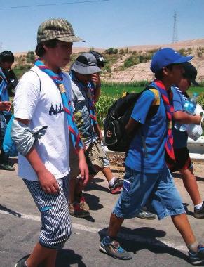 Participaron lobatos, scouts y caminantes de los grupos de la Región XII