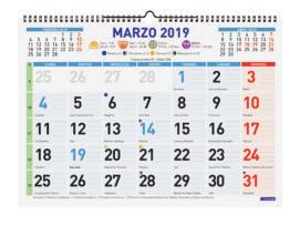 2019 ANUAL2107X PTD=Precio Tarifa Distribuidor - Abril 2018 CALEND. COLOR MIXTO L CALEND.