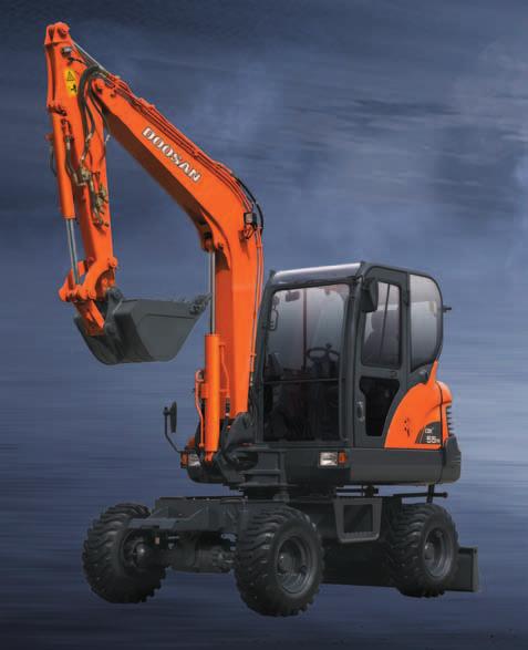 Doosan DX55w Excavadora Hidráulica: Un modelo nuevo y de novedosas características La nueva excavadora hidráulica DX55w