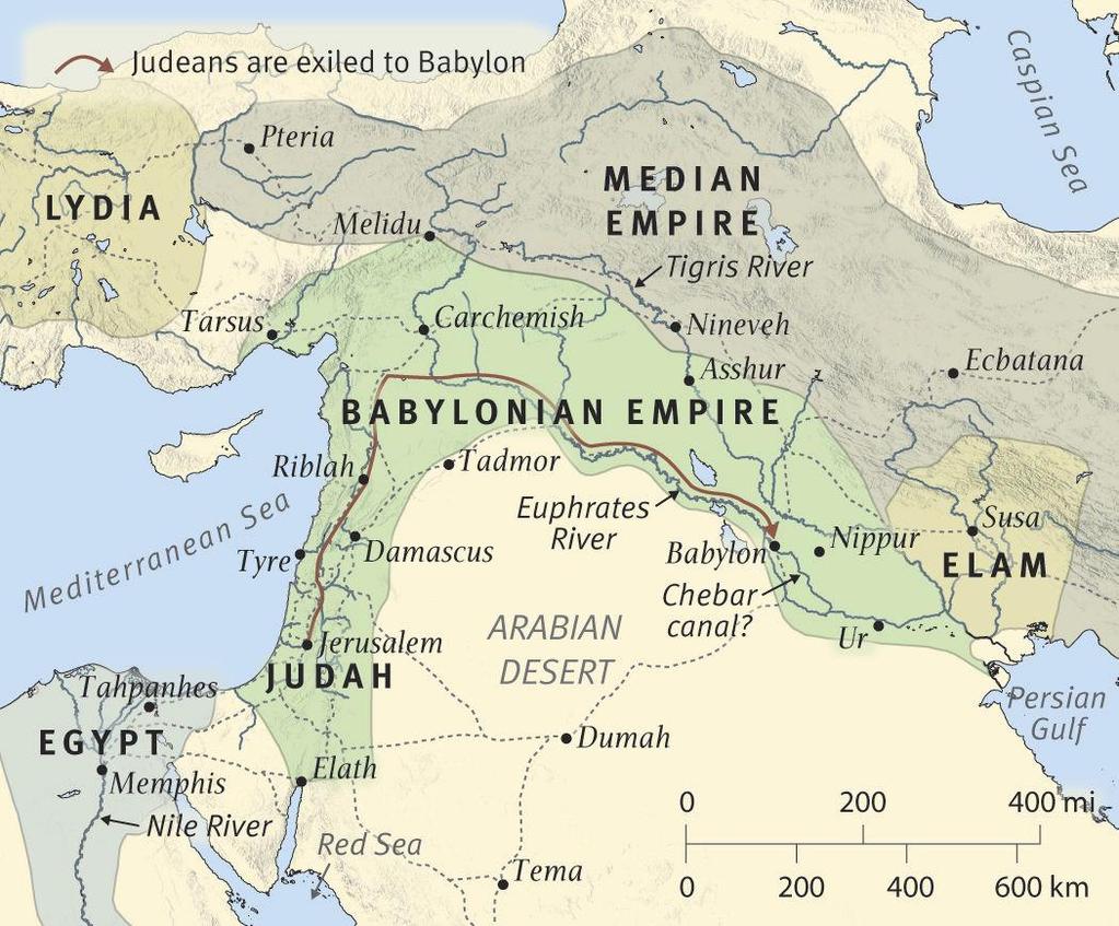 (Ezequiel 14:14, 20). B) Daniel era nacido en un mundo dominado por el Imperio Babilonio. En 605 AC, Nabucodonosor, el rey de Babilonia, atacó a Judá y asedió a Jerusalén.