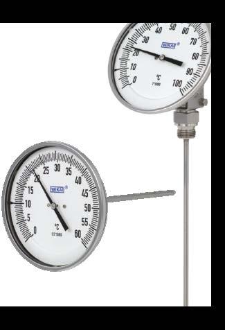 Temperatura Mecánica Termómetros Bimetálicos Características principales A5301 Diámetros Modelo 53 de 3
