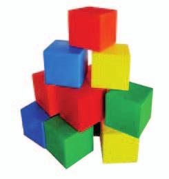 : 3 x 3 cm 3012 Bancubi o Q bits Necesario en el apoyo de las matemáticas con sus tres colores (amarillo, azul y rojo) en sus valores;