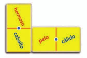 Español 3264 Dominó Jr. Sinónimos Juego semejante al dominó tradicional que refuerza el aprendizaje de sinónimos.