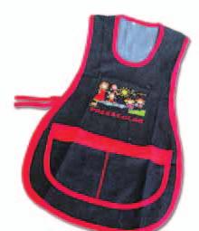Recursos para el Salón 5026 Mochila para Educadora Bonita y resistente mochila en mezclilla bordada con motivos infantiles. ntiles.