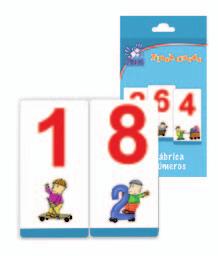 6022 Flash Cards Reloj Apoyo visual en el conocimiento del reloj y auxiliar en el aprendizaje de los números.