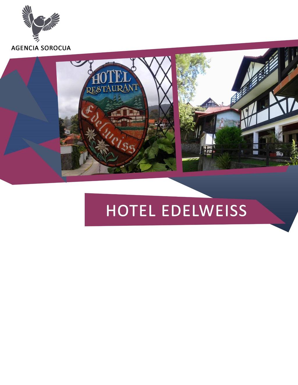El Hotel Edelweiss se encuentra ubicado a 800 metros del centro de la Colonia Tovar por la vía de La Victoria.