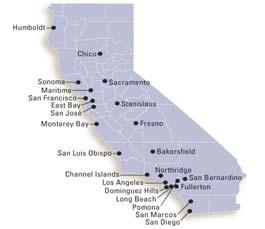 org/ UNIVERSIDADES CAL STATE Universidad de 4 años Programas de Licenciatura y Maestría Aprendizaje práctico 23 escuelas en todo California GPA2.