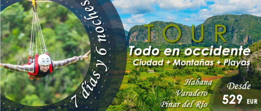Quieres conocer el occidente cubano en tan solo una semana? Gustas de las grandes ciudades, las verdes montañas y las majestuosas playas cubanas?