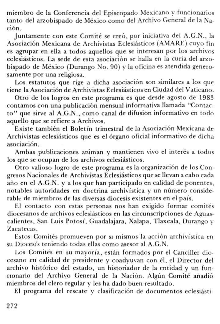 miembro de la Conferencia del Episcopado Mexicano y funcionarios tanto del arzobispado de México como del Archivo General de la Na