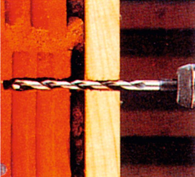 Perforación en piedra Brocas 1/4" Multiuso Para perforaciones universales en madera, ladrillo, hormigón con varilla de ferralla, etc. Perforación exacta sin escombros.