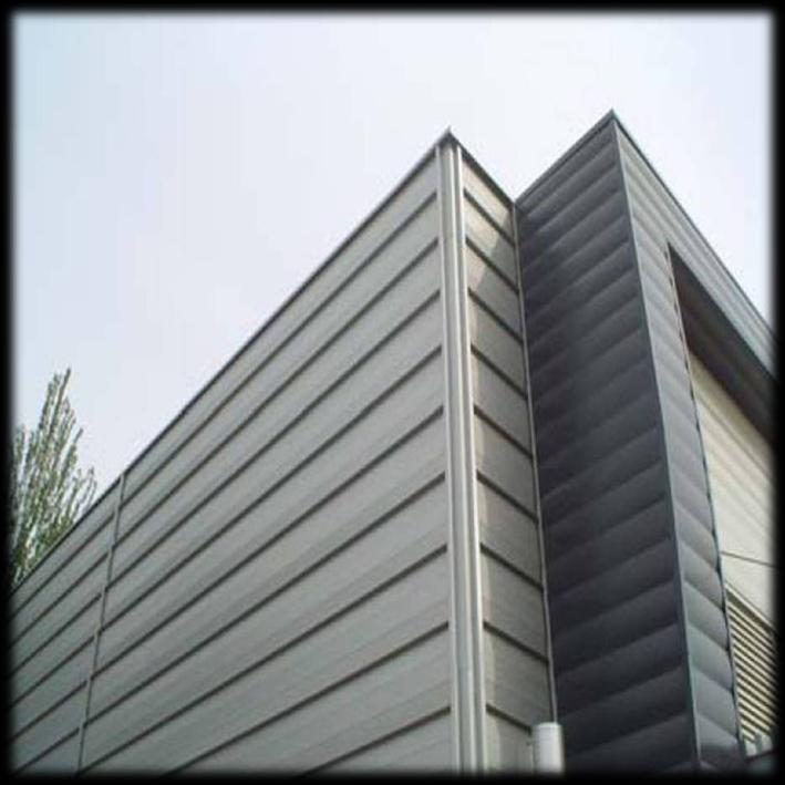 SUPERWALL FLAT S I L V E R L I N E Panel metálico para muros, inyectado en línea continua con poliuretano de alta densidad, y ambas caras