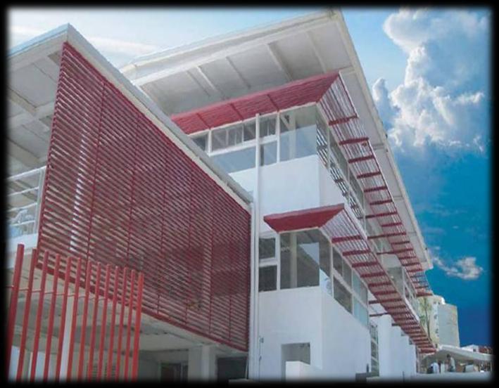 GLAMET LV Elemento de cubierta para edificaciones industriales, comerciales y residenciales. Elemento para fachadas por la rigidez que proporcionan las nervaduras.