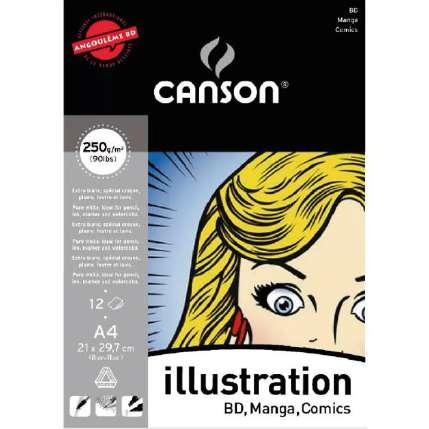 Canson Illustration El papel Canson Illustration es ideal para técnicas del dibujo de cómic e ilustración.