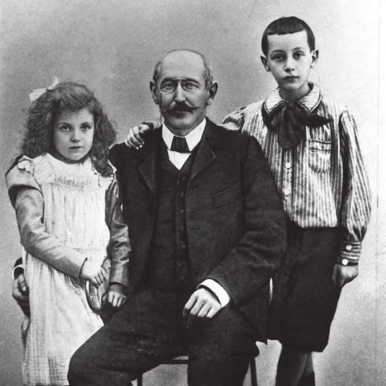Capitán Dreyfus con sus hijos