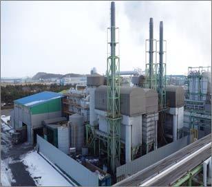 4. Referencias y casos de instalaciones Planta de generación de electricidad con RPF (Nacional) Categoría Generador de Vapor de la planta de Azúcar de Almidón de Gunsan,