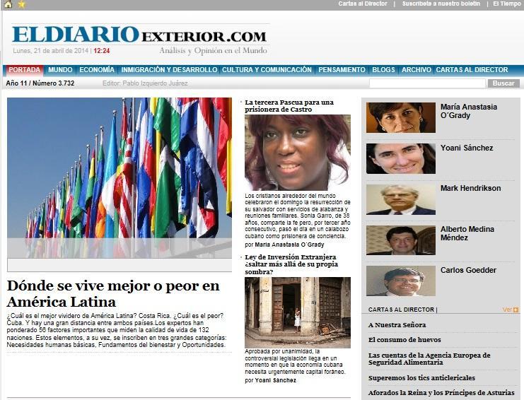 Publicaciones Diario digital global en español de información análisis y opinión.