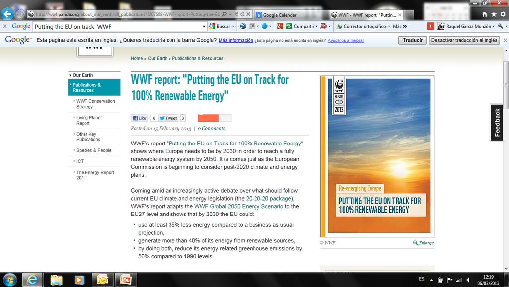 el informe Cu:ng energy related emissions the right way.