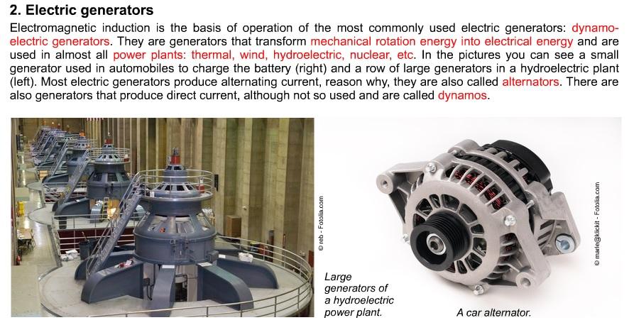 Generator that convert mechanical rotation energy into electrical energy are called dynamo-electric generators thermodynamic generators hydroelectric generators