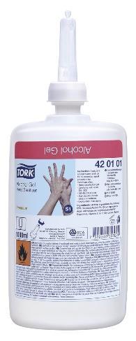 producto Gel sanitizante 6 x 1000 ml Nombre del empaque Tork premium hand sanitizer alcohol gel Presentación comercial Caja