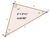2) Conceptos previos A) TRIÁNGULOS: En un triángulo, los vértices se nombran con letras mayúsculas (A, B y C). Los lados se nombran con la letra minúscula del vértice opuesto al lado (a, b,c).