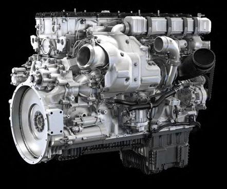 Eficiente y económico motor diésel de Mercedes-Benz (MTU) con 480 kw / 653 CV con