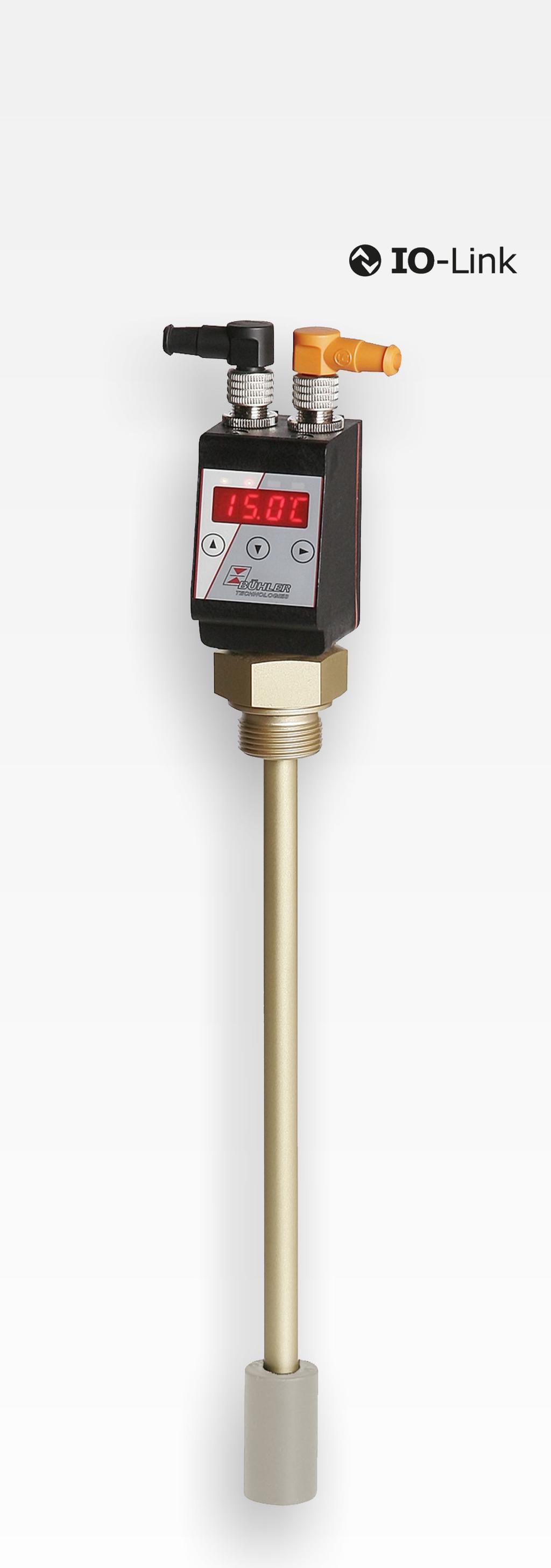 Sensor de nivel y temperatura Nivotemp NT M-XP Fluidcontrol El nivel de llenado en recipientes de aceite del sistema hidráulico y de la tecnología de lubricación debe controlarse continuamente.