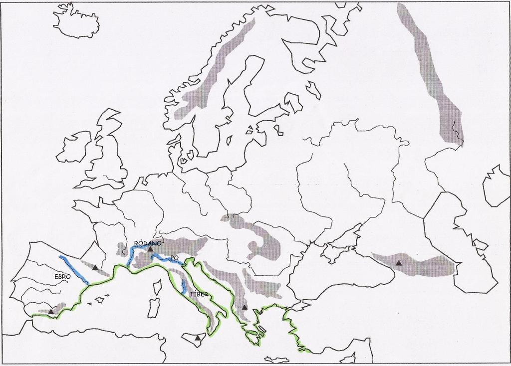 LA HIDROGRAFÍA DE EUROPA (Los ríos) Vertiente mediterránea. Cómo son?