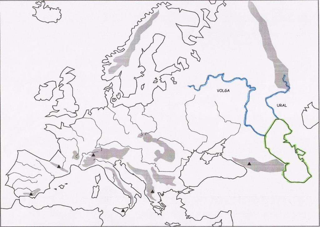LA HIDROGRAFÍA DE EUROPA (Los ríos) Vertiente endorreica (Mar Caspio) Cómo son?