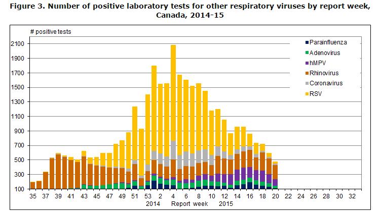 anterior y continúa por encima de los niveles esperados In EW 20 no regions reported widespread influenza/ili activity / En la SE 20, ninguna región reportó actividad extendida de influenza/eti