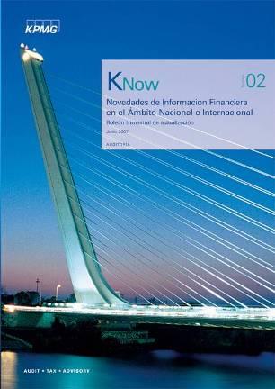 KNow - Revista de KPMG Auditoría Especiales sobre la situación de la reforma contable en