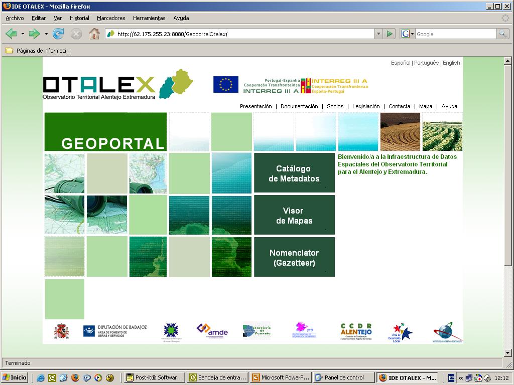 Geoportal CSG. IDEE.