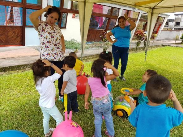 Centro Infantil del Buen Vivir Hemos contribuido al mejoramiento del desarrollo infantil de 60 niños que están entre 12 y 60 meses de edad.