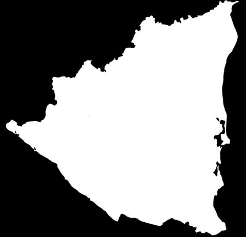 Nicaragua cuenta una extensión territorial de 130,373 km2, convirtiéndolo en el país más grande de la región centroamericana.
