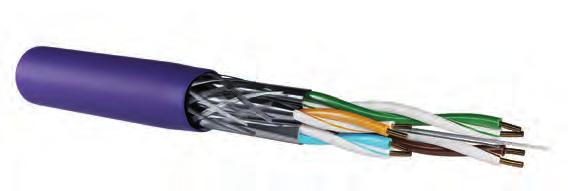 COBRE CABLE CAT6A S/FTP - LSZH 23 AWG - 0,56mm Este cable posee un blindaje par a par que permite mejorar significativamente la calidad del enlace permanente o canal.