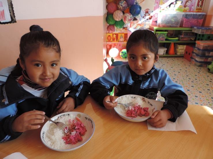 Alimentario UT Junín. Una buena alimentación durante la etapa escolar, permite la formación de buenos hábitos alimentarios para toda la vida.