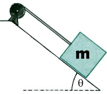 La polea de la figura tiene momento de inercia I = 1,0 [kg-m 2 ] y radio R = 0,30 [m].