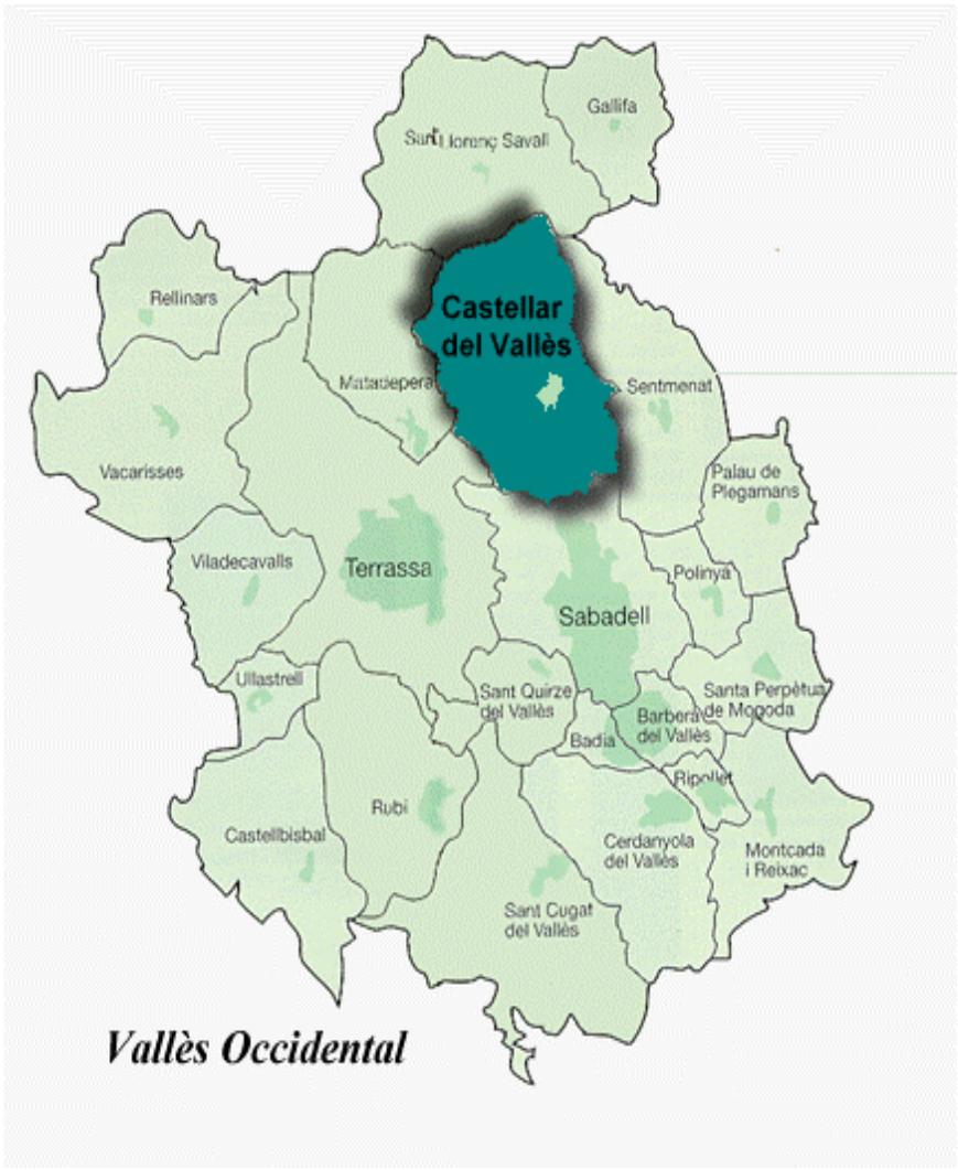 DESCRIPCIÓ DEL MUNICIPI El municipi de Castellar del Vallès pertany a la comarca del Vallès Occidental.