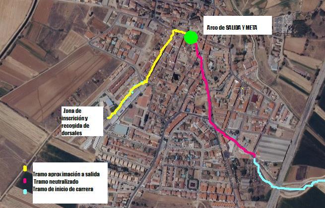 MAPAS DE INTERÉS: Plan de la marcha cmpetición. Anex 1 Plan de la marcha ciclturista.