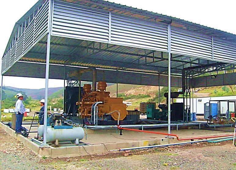 PETRONORTE 0,5 MW GAS Asociado UBICACIÓN: CESAR-COLOMBIA Montaje de una planta para el suministro de energía potenciadas con gas de pozo, para las facilidades de